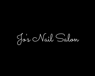 Nail salon wordmark logo