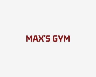 Gym wordmark logo
